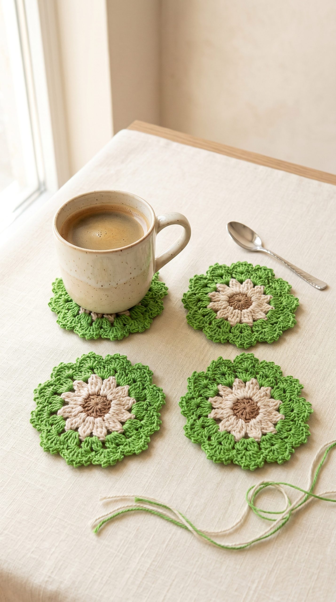 Daisy Coaster Set